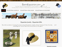 Tablet Screenshot of baronequestrian.com
